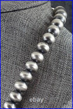 Sterling Silver Navajo Pearl Necklace 20 Dorinda Mariano