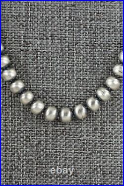 Sterling Silver Navajo Pearl Necklace 20 Dorinda Mariano