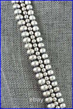 Sterling Silver Navajo Pearl Necklace 20 Dorinda Mariano