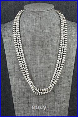 Sterling Silver Navajo Pearl Necklace 20 Dorinda Mariano