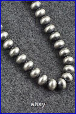 Sterling Silver Navajo Pearl Necklace 20 Dorinda Mariano