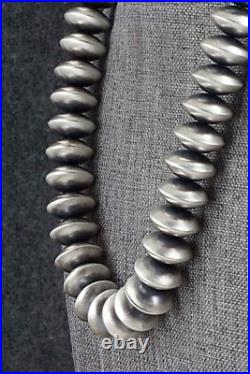 Sterling Silver Navajo Pearl Necklace 20 Dorinda Mariano