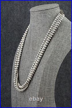 Sterling Silver Navajo Pearl Necklace 20 Dorinda Mariano