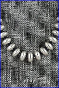 Sterling Silver Navajo Pearl Necklace 24 Bryannen Halwood