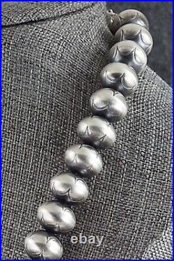 Sterling Silver Navajo Pearl Necklace 24 Bryannen Halwood