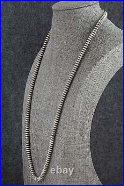 Sterling Silver Navajo Pearl Necklace 24 Bryannen Halwood