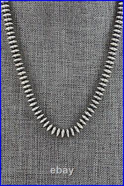 Sterling Silver Navajo Pearl Necklace 24 Dorinda Mariano