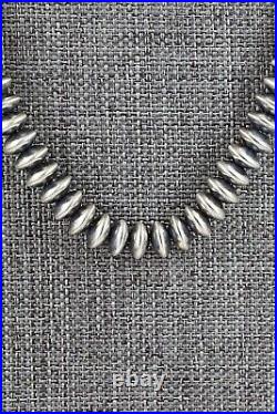 Sterling Silver Navajo Pearl Necklace 24 Dorinda Mariano