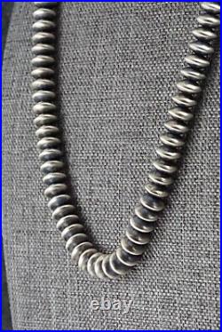 Sterling Silver Navajo Pearl Necklace 24 Dorinda Mariano