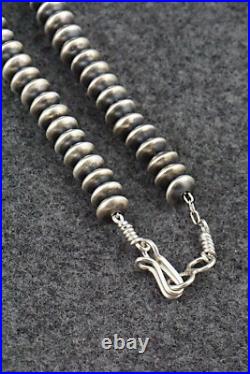 Sterling Silver Navajo Pearl Necklace 24 Dorinda Mariano