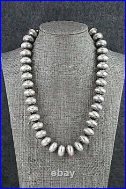 Sterling Silver Navajo Pearl Necklace Bryannen Halwood