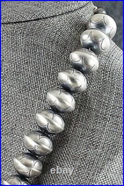 Sterling Silver Navajo Pearl Necklace Bryannen Halwood