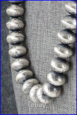 Sterling Silver Navajo Pearl Necklace Bryannen Halwood