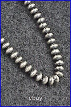 Sterling Silver Navajo Pearl Necklace Dorinda Mariano