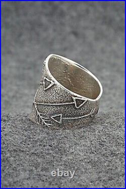 Sterling Silver Ring Delbert Arviso Size 14.5