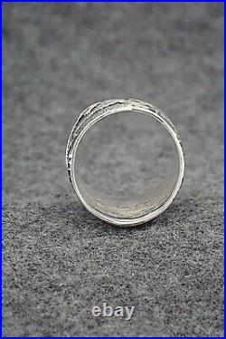 Sterling Silver Ring Delbert Arviso Size 14.5