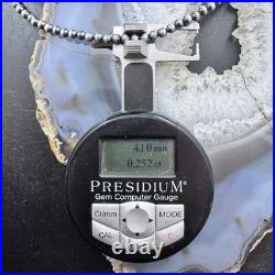 Sterling Silver Southwestern Style Navajo Pearl Beads 4 mm Necklace 16-18