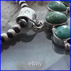 Sterling Silver Southwestern Style Turquoise Decorated Naja Pendant For Women