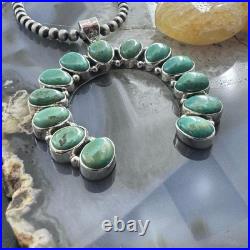 Sterling Silver Southwestern Style Turquoise Decorated Naja Pendant For Women