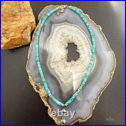 Sterling Silver Turquoise & Navajo Pearl Beads With Squash Blossom Necklace