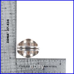 Sz11.5 Kenneth Bitsie Navajo sterling silver, turquoise/opal/lapis men's ring