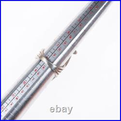 Sz8 Harry Morgan Navajo sterling silver long ring with nice turquoise