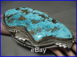 The Best And Biggest Vintage Navajo Turquoise Silver Bracelet On The Internet