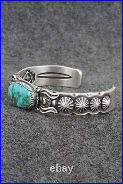 Turquoise & Sterling Silver Bracelet Delbert Gordon