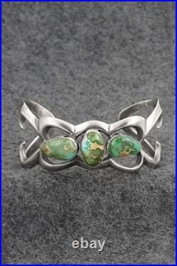 Turquoise & Sterling Silver Bracelet Eugene Gruber