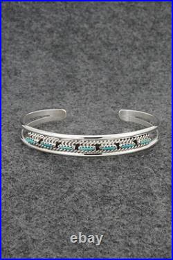 Turquoise & Sterling Silver Bracelet Roland Francisco