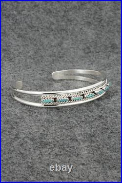 Turquoise & Sterling Silver Bracelet Roland Francisco