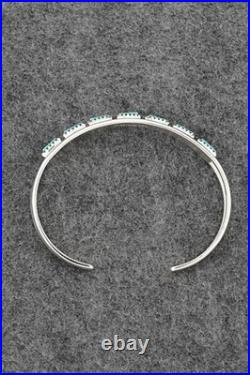 Turquoise & Sterling Silver Bracelet Roland Francisco