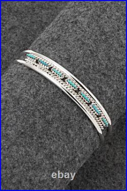 Turquoise & Sterling Silver Bracelet Roland Francisco