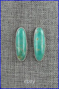 Turquoise & Sterling Silver Earrings Rena Begay