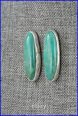 Turquoise & Sterling Silver Earrings Rena Begay