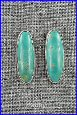 Turquoise & Sterling Silver Earrings Rena Begay