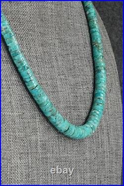 Turquoise & Sterling Silver Necklace 17 Doreen Jake