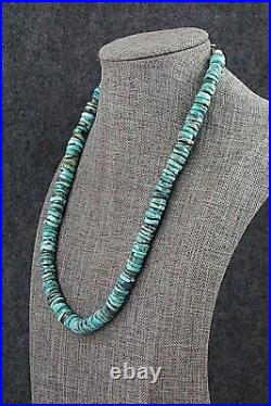 Turquoise & Sterling Silver Necklace 18 Doreen Jake