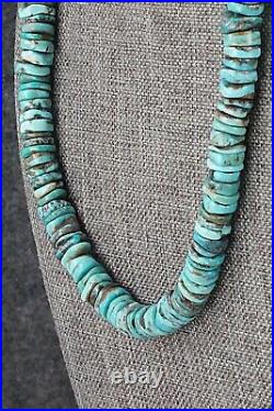 Turquoise & Sterling Silver Necklace 18 Doreen Jake