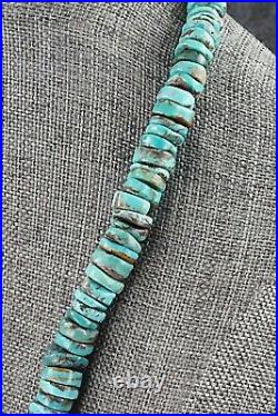 Turquoise & Sterling Silver Necklace 18 Doreen Jake