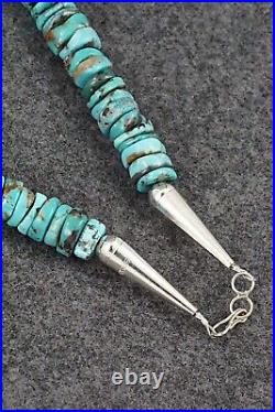 Turquoise & Sterling Silver Necklace 18 Doreen Jake