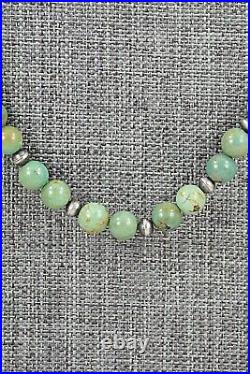 Turquoise & Sterling Silver Necklace 22 Doreen Jake