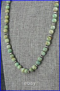 Turquoise & Sterling Silver Necklace 22 Doreen Jake