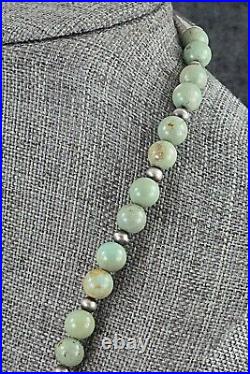 Turquoise & Sterling Silver Necklace 22 Doreen Jake