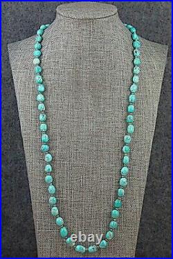 Turquoise & Sterling Silver Necklace 26 Doreen Jake