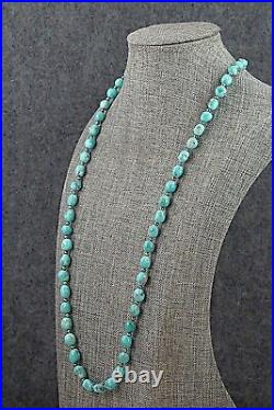 Turquoise & Sterling Silver Necklace 26 Doreen Jake