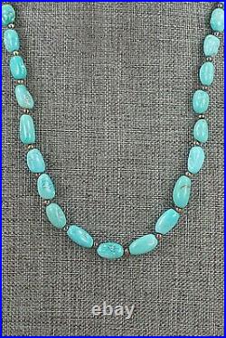 Turquoise & Sterling Silver Necklace 28 Doreen Jake