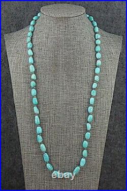 Turquoise & Sterling Silver Necklace 28 Doreen Jake