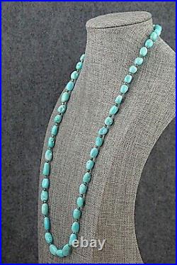 Turquoise & Sterling Silver Necklace 28 Doreen Jake