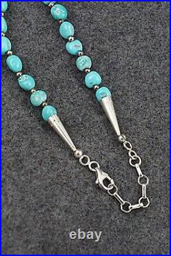 Turquoise & Sterling Silver Necklace 28 Doreen Jake